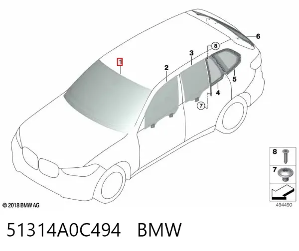 Лобовое стекло AB209353A Pilkington