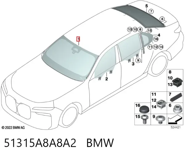  51315A8A8A2 BMW
