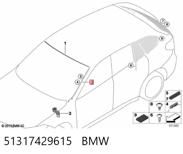  51317429615 BMW