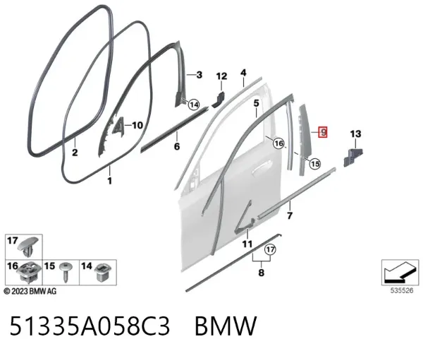  51335A058C3 BMW