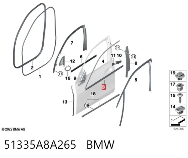  51335A8A265 BMW