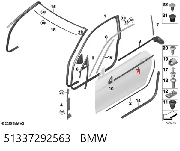  51337292563 BMW