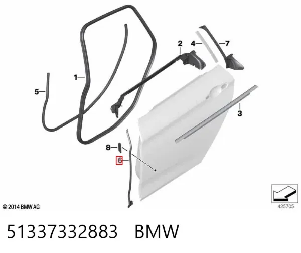  51337332883 BMW