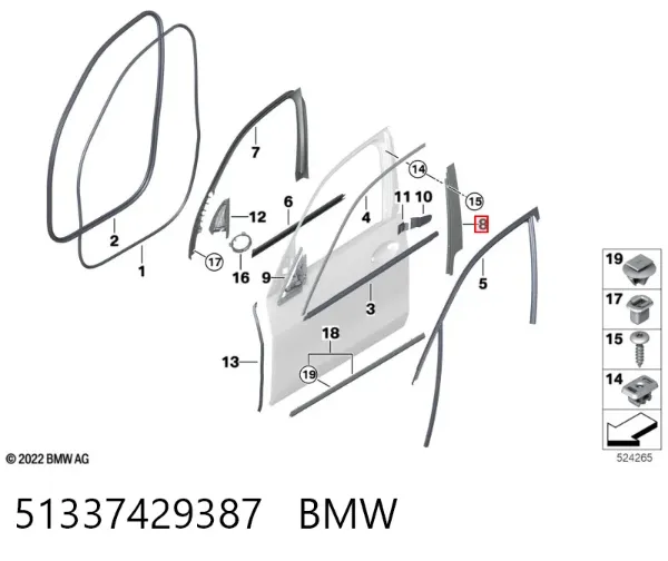  51337429387 BMW