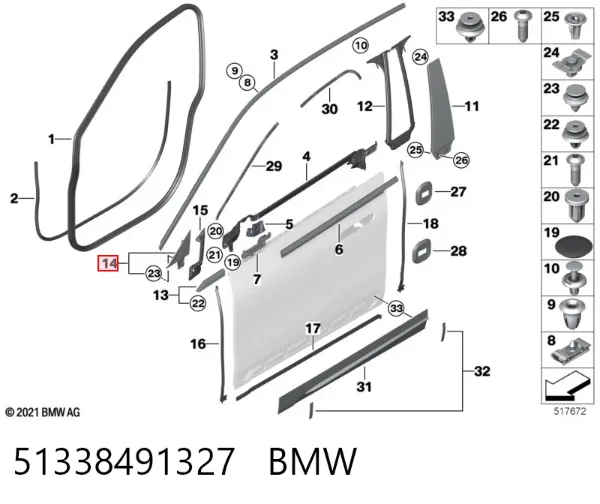  51338491327 BMW