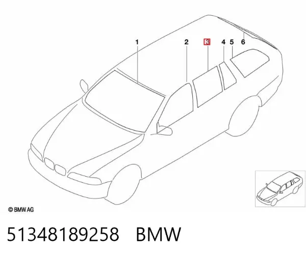  51348189258 BMW