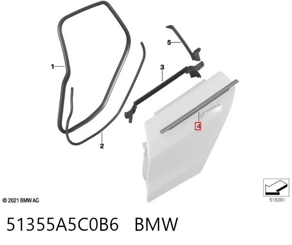  51355A5C0B6 BMW