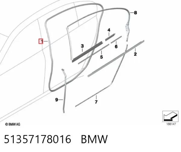  51357178016 BMW