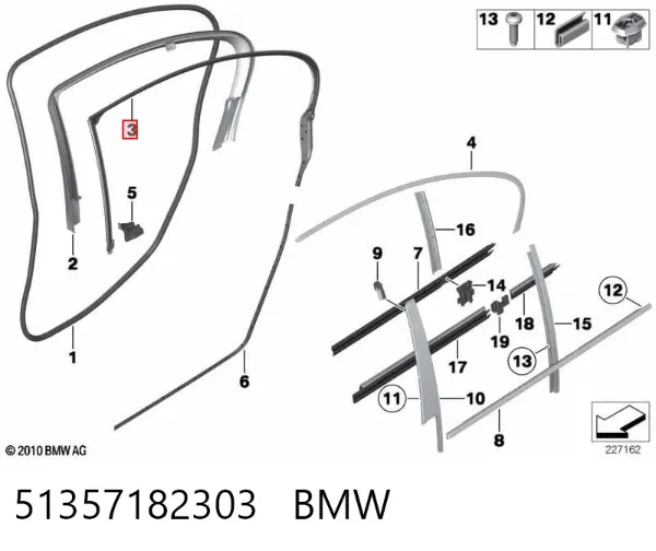  51357182303 BMW