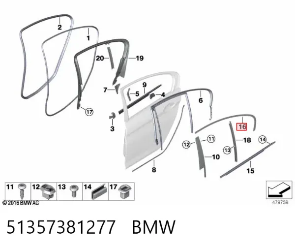  51357381277 BMW