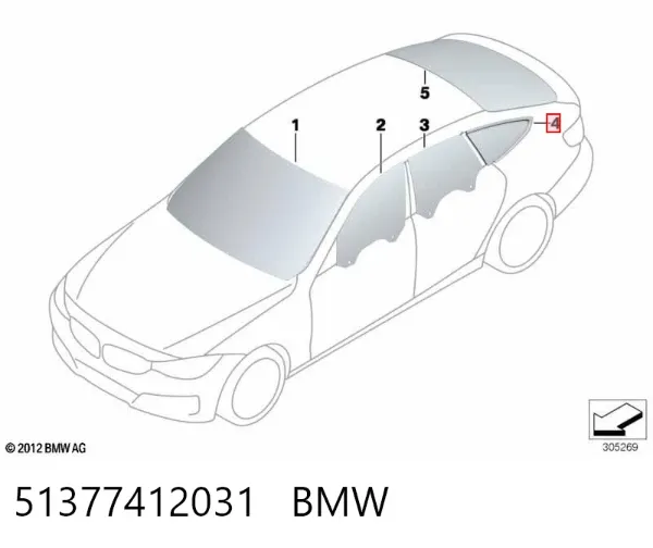  51377412031 BMW