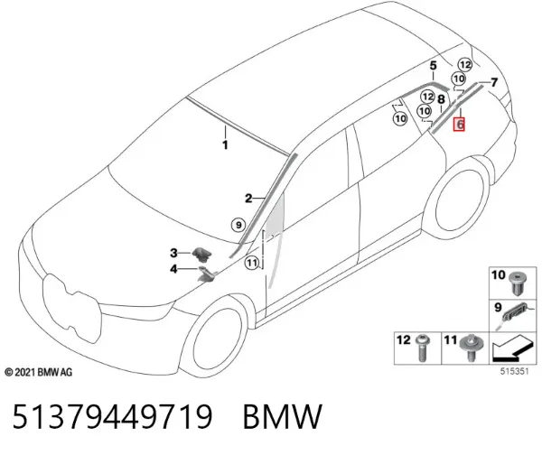  51379449719 BMW