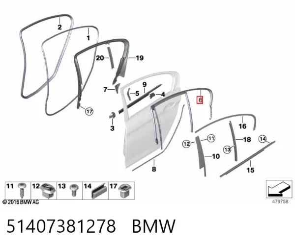  51407381278 BMW