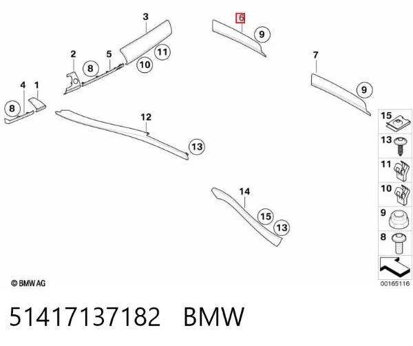  51417137182 BMW
