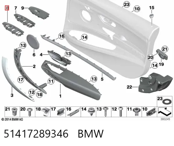  51417289346 BMW