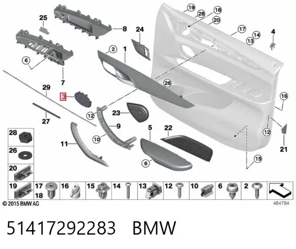  51417292283 BMW