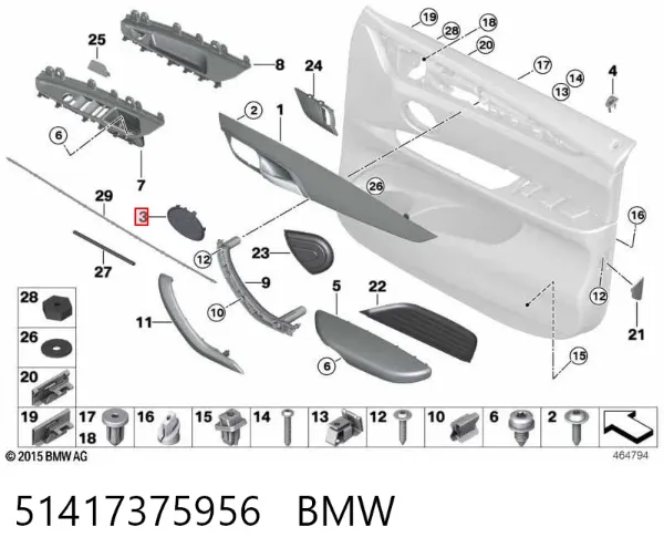  51417375956 BMW