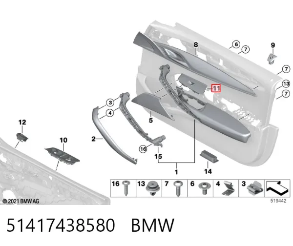  51417438580 BMW