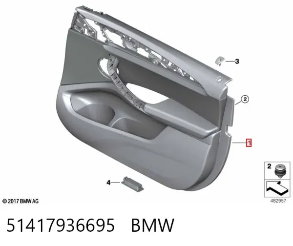  51417936695 BMW