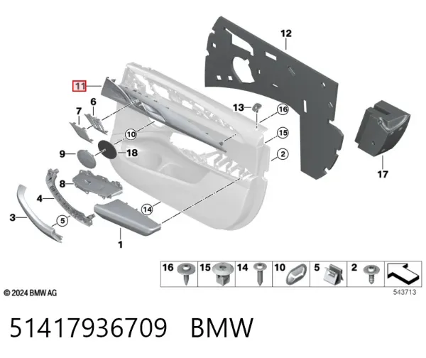  51417936709 BMW