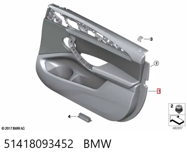  51418093452 BMW