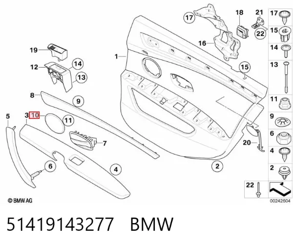  51419143277 BMW