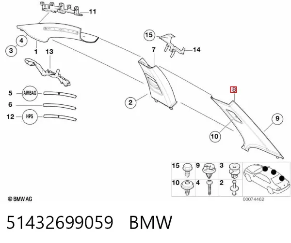  51432699059 BMW