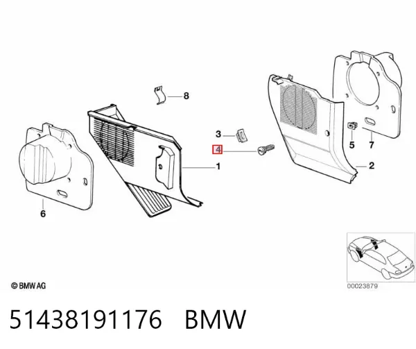  51438191176 BMW