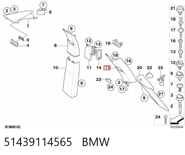  51439114565 BMW
