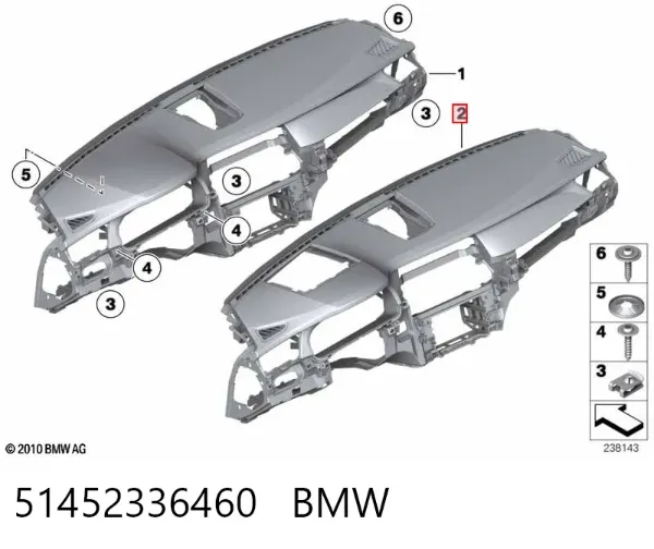 Торпедо 51452336460 BMW