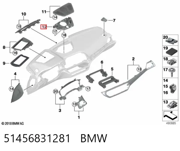  51456831281 BMW