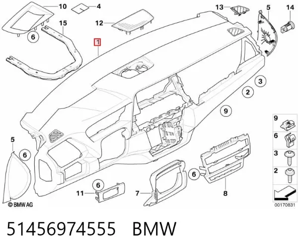 Торпедо 51456974555 BMW