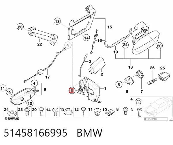 51458166995 BMW