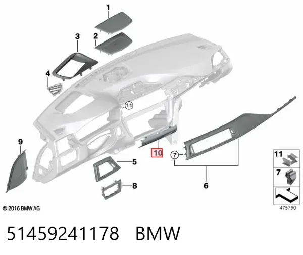  51459241178 BMW
