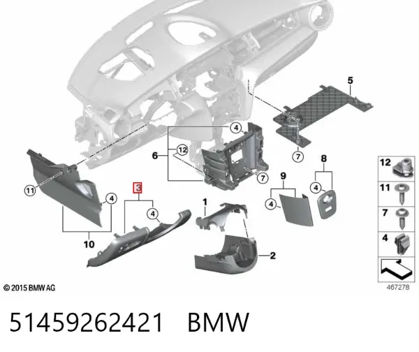  51459262421 BMW
