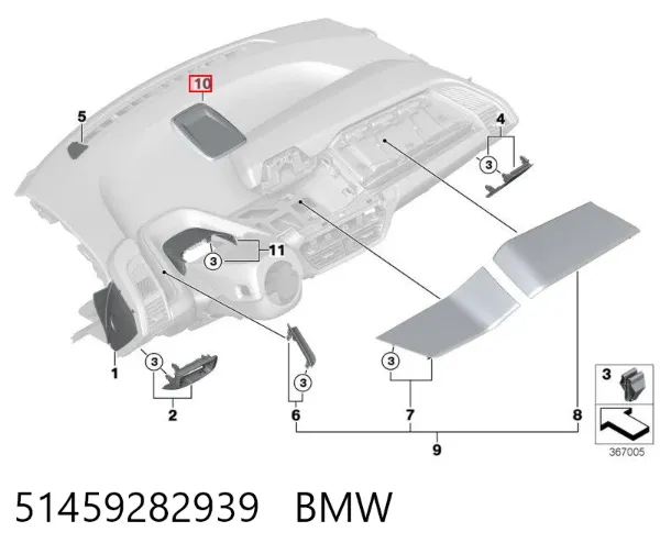  51459282939 BMW