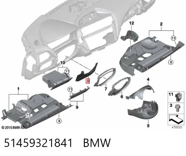  51459321841 BMW