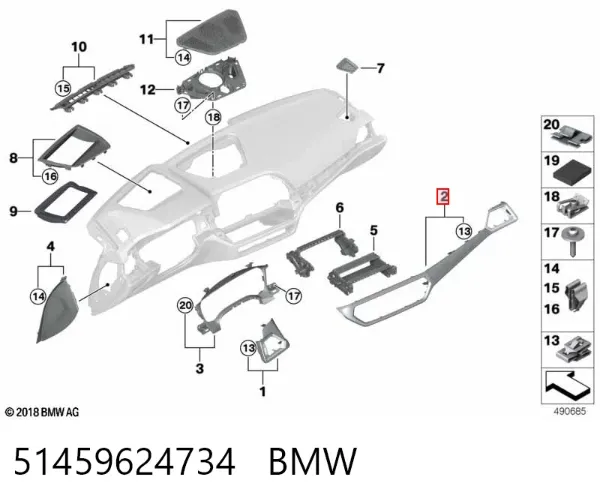  51459624734 BMW