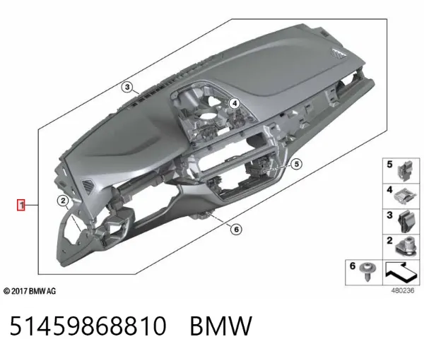 Торпедо 51459868810 BMW