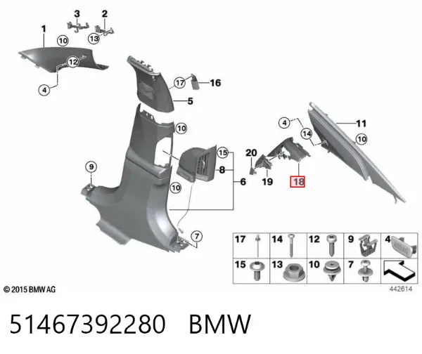  51467392280 BMW
