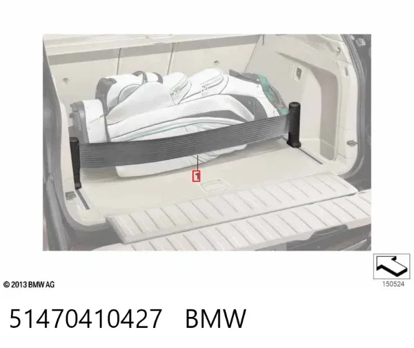 Ремень генератора 51470410427 BMW
