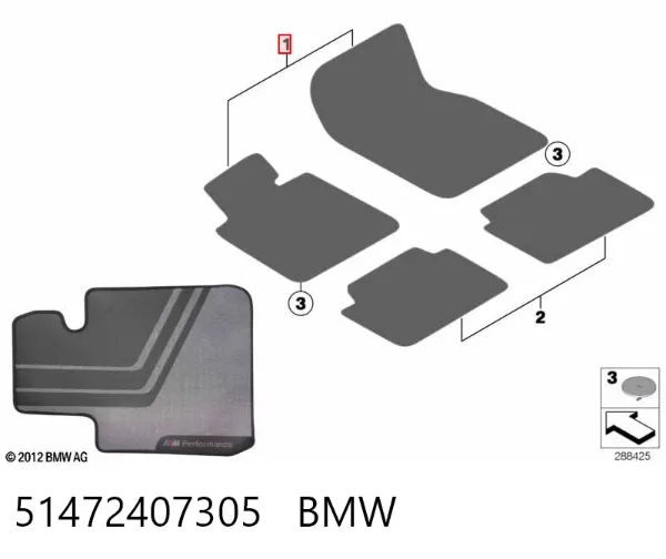  51472407305 BMW