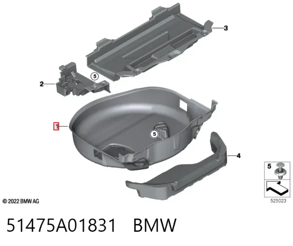  51475A01831 BMW