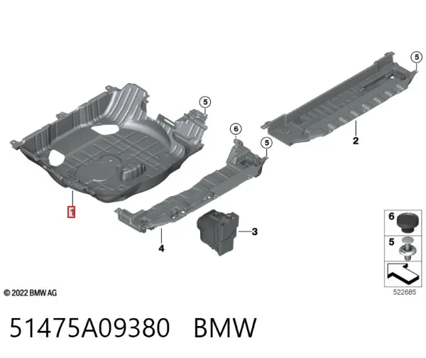  51475A09380 BMW