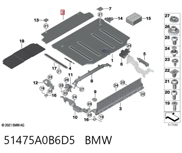  51475A0B6D5 BMW