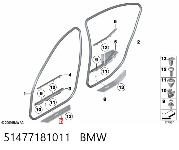  51477181011 BMW