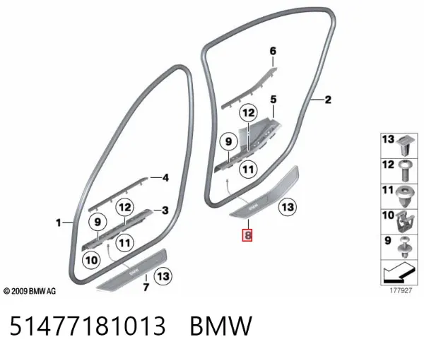  51477181013 BMW