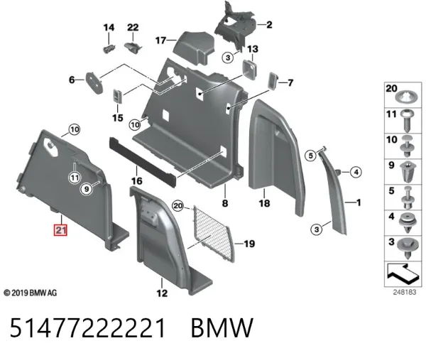  51477222221 BMW