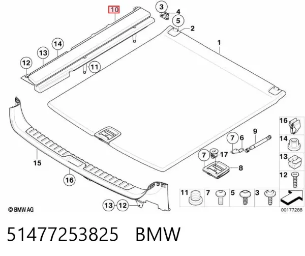  51477253825 BMW