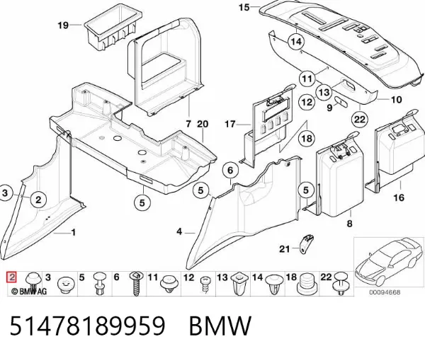  51478189959 BMW